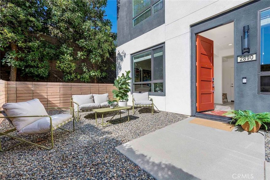 Welcome to 2890 N. Glassell St. in Orange—a sleek, modern Trio Condominium by Century Communities designed for today’s lifestyle. Tucked in a private location at the back of the community, this home offers peace, style, and the rare luxury of a large front courtyard—perfect for outdoor entertaining or relaxing in your own space. Inside, you’ll find 4 bedrooms and 3.5 baths, including a lower-level junior suite ideal for guests, multigenerational living, or a home office. Every detail has been thoughtfully curated: quartz countertops, luxury vinyl flooring, stainless steel appliances, and streamlined cabinetry bring a clean, contemporary modern feel. A balcony off the kitchen expands your living space, while the oversized 2-car garage adds convenience and extra storage. The community is designed with connection in mind, featuring a dog park, lush landscaping, and a BBQ and fire pit lounge area for evenings with friends. Just minutes from Old Towne Orange’s historic charm and top-rated dining, this home also puts you close to Disneyland, Angel Stadium, Honda Center, area beaches, and Chapman University.



Stylish. Spacious. Move-in ready. This rare opportunity combines modern design with the best of Orange living—don’t miss your chance to call it home.
