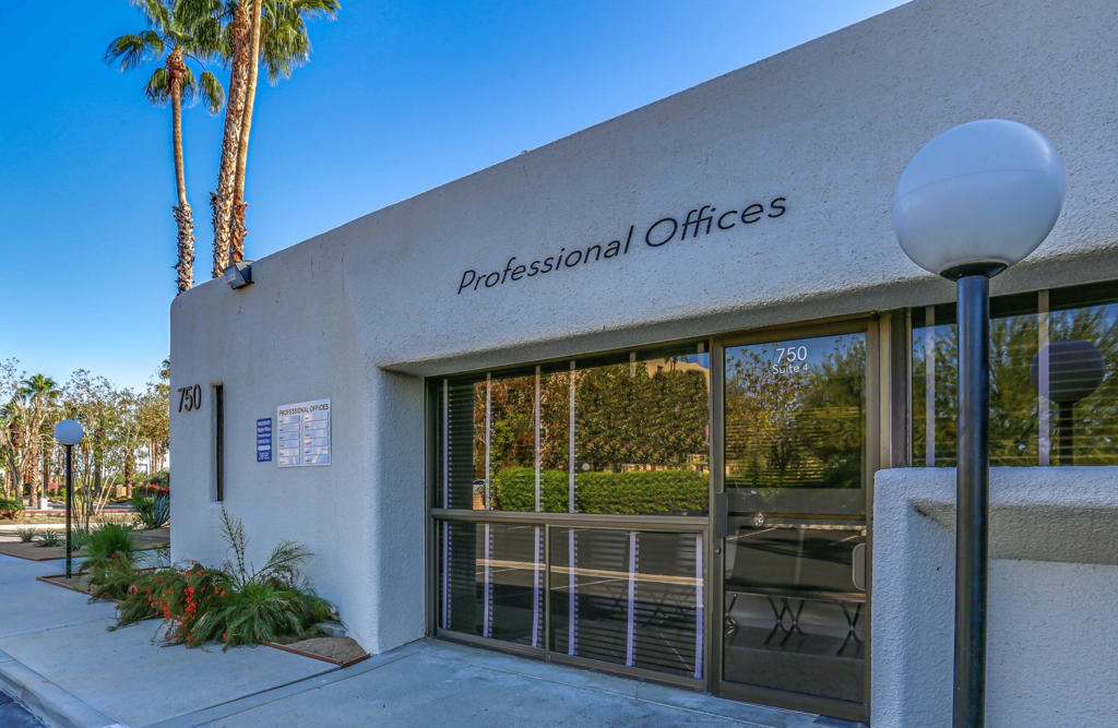 Prestigious Kaptur Plaza for only $500 per month FULL SERVICE private office/Executive Suite walking distance to Downtown Palm Springs and the Convention Center. Anchored by Koffi Cafe! Rate includes all utilities, Wi-Fi, kitchen access, lobby, shared conference room at the 650 Building, common area janitorial services and shared private restrooms. Prestigious and Professional Business address walking distance to Restaurants (Sherman's Delicatessen) , Hotels and Shops . All Inclusive with off-street parking for tenants and clients. Award winning Architecture recognized by the Historic Preservation Society by renowned Mid-Century Architect Hugh M. Kaptur.Contact Stacey for showings at 760-333-2145