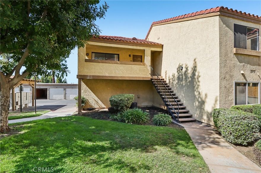 Welcome to this charming second-level end-unit condo offering privacy, comfort, and convenience near UC Riverside. This bright and inviting home features an open-concept layout with abundant natural light throughout, creating a warm and airy atmosphere. The living area flows seamlessly into the dining and kitchen spaces, perfect for both relaxing and entertaining.

Enjoy the blend of laminate flooring in main areas and brand-new carpet in the bedrooms, adding a fresh and modern touch. With only one shared wall, this unit provides extra peace and quiet. Located just minutes from UC Riverside, shopping, dining, and freeway access, this home is ideal for students, professionals, or anyone seeking low-maintenance living in a prime location.
