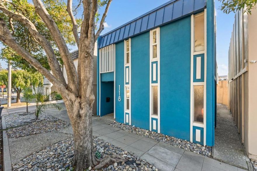 Welcome to this refined mid-century beach house with a modern touch, just steps from the sand, surf, and charm of Rio Del Mar Village. Designed with a reverse floor plan, the upstairs showcases open living and dining areas framed by walls of glass that fill the home with natural light and sweeping ocean views. A private bedroom suite on this level opens to two decks, one rooftop deck and the other adjacent, offering the perfect place to relax in the coastal breeze. Downstairs, two additional bedrooms share a full bath and comfortable entryway that creates flexible options for guests, extended family, or rental potential. Recent upgrades include a brand-new roof, new sliding doors, remodeled kitchen and baths, updated flooring, a tankless water heater, and a 200-amp electrical panel ready for an EV charger. With classic beachy style, thoughtful updates, and close proximity to beloved Rio Del Mar restaurants and the beach, this property presents a rare opportunity to own a coastal retreat. Aptos is truly one of California's most desirable seaside neighborhoods, tucked away for relaxation, views and comfort. Pacific ocean views from your primary suite, dining, living, kitchen and balconies. Your beach home awaits!