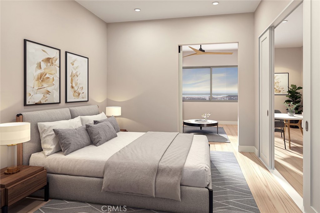 BRAND NEW CONSTRUCTION CONDO! Make sure to inquire about our Seller Incentives! Located just blocks from the beach and in the heart of the West End, Unit 212 offers brand-new construction, modern finishes, and access to a stunning rooftop deck with panoramic views of the ocean, dunes, Port San Luis, and Arroyo Grande Valley. Unit also has access to a state of the art fitness center and Social Suite. This studio, one-bathroom corner unit condo features an open layout with quartz countertops, dark-stained soft-close cabinetry, and stainless steel appliances. The bathroom includes a roll-in frameless glass shower with full-height quartz walls and a marble hex tile floor. Luxury vinyl plank flooring runs throughout, with tile in the bathroom. Matte black fixtures and large windows enhance the clean, modern design. This unit is north-facing and is light and bright and a few short blocks to the beach. A Juliet balcony lets in lots of light, and a mini split HVAC system provides efficient heating and cooling. The secured building includes a lobby and elevator.