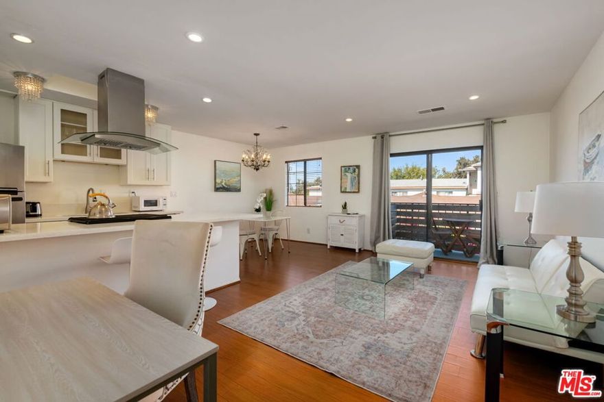 Welcome to this delightful and comfortable 1-bedroom, 1-bathroom unit situated on a nice residential street in the heart of Santa Monica. This bright and inviting home offers an ideal lifestyle with easy access to local amenities and everyday conveniences. The open-concept layout features a bright living room that opens to a private balcony perfect for enjoying your morning coffee or evening breeze. The updated kitchen is well-equipped with a refrigerator, range, microwave, hood, dishwasher, and ample cabinetry, offering a great setup for cooking and entertaining. The space flows seamlessly, making it perfect for relaxing or casual entertaining. The bedroom offers generous built-in closet, and there's an additional built-in hallway closet for extra storage. The bathroom includes a clean shower/tub combo. Additional highlights include central A/C for year-round comfort. Enjoy close proximity to grocery stores, popular restaurants, the Third Street Promenade, and the beach. A laundry room is available on-site. Posted rent reflects the unfurnished unit; utilities not included. If furnished and utilities are included, the rental rate is $3,850 /month.