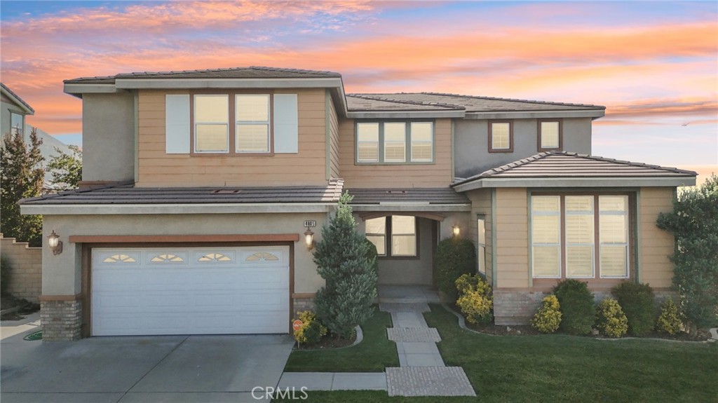 Nestled in one of Fontana’s most desirable communities, this stunning home sits in the highly acclaimed Etiwanda School District and offers the perfect blend of comfort, style, and functionality.
Step inside to find beautiful hardwood flooring, plantation shutters, and an updated kitchen that opens seamlessly into the spacious family room — ideal for entertaining and everyday living. The open-concept floor plan is both inviting and practical, featuring two staircases that add convenience and architectural interest. There is a room and 3/4 bath downstairs, perfect for family, guests, or a home office set up. Could be used as your 5th Bedroom.
Upstairs, you'll find generously sized bedrooms. Expansive primary suite with ample space for a sitting area or retreat where you can wake up each day to a breathtaking mountain view, adding a peaceful and scenic backdrop to your daily routine.
This remarkable property combines location, quality, and natural beauty in one exceptional package. Don't miss this opportunity to call this home!