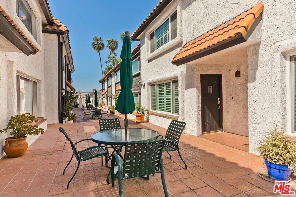 Location, location, location! Convenient to 405 and 101, situated just south of Ventura Boulevard and its many shops. Directly off Beverly Glen allowing for quick commuting access through the canyon to Beverly Hills, Hollywood, Westwood and west LA. Welcome to this beautifully maintained 2-bedroom/1- bonus room/office/bedroom, 2.5-bath townhouse in a secure, gated community offering comfort, style, and convenience. This spacious home features an open layout with a bonus room outfitted with built-in shelving perfect for a home office or cozy retreat. Enjoy modern finishes throughout, including bamboo floors upstairs, vinyl flooring in the living and kitchen areas, and a working fireplace. The home is outfitted with elegant plantation shutters. The freshly painted interior provides a clean, move-in-ready feel. The updated kitchen comes equipped with high-end Bosch and LG appliances and ample storage space, while a convenient wet bar area adds a touch of sophistication for entertaining. The primary suite boasts a generous walk-in closet, a spa-like bathroom with a body massage shower head and a relaxing jet tub. Additional highlights include direct access from the secure garage with two reserved side-by-side parking spaces, a patio area perfect for grilling, and abundant storage in the garage and throughout the home, including a linen closet and a dedicated space for a washer and dryer with hookups. The community also features a sparkling pool and dedicated bike storage. And incredibly LOW HOA dues! This is the perfect blend of low-maintenance living with upscale features. Schedule your showing today!