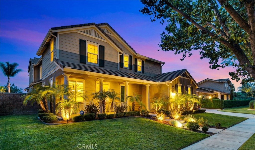 Welcome to this spectacular home in the exclusive College Park neighborhood of Chino! This spacious residence offers 4 bedrooms, 4 bathrooms, over 4,500 sqft of living space, and a large lot exceeding 10,000 sqft — perfect for modern living, privacy, and entertaining.
Inside, you'll find an open floor plan with a versatile bonus room ideal for an office or additional bedroom. The spacious kitchen features built-in oven, stove, gas range, a large island with sink and dishwasher, overlooking the living room and backyard. A private laundry room with cabinets and a sink provides added convenience.
The lower level includes a master suite with a full private bathroom, shower, spa-like tub, and ample closet space. Upstairs boasts a grand loft for entertaining, a full bathroom with double sinks, and two bedrooms with front yard views. Another impressive master suite upstairs offers a large living space, access to a full bathroom with double sinks, bathtub, shower, and stunning backyard views.
The backyard is a private retreat, featuring a dog run with access to the kitchen, a covered patio with a built-in grill and mini-fridge, and a saltwater pebble-tech pool — perfect for family gatherings and guests. The home has a Tesla solar system and can park up to 3 cars in the garage and driveway.
A Zen courtyard in the center adds tranquility, and HOA amenities include a 24-hour gym, clubhouse, pools, ping pong, and more. Located conveniently near shopping and freeways (60 and 71), this elegant property combines luxury, function, and an ideal neighborhood setting. Welcome to your dream home!