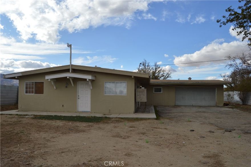 Welcome to a spacious 4-bedroom, 2-bath home with a 2-car garage located in the peaceful community of Lucerne Valley. This charming 1,404 sq. ft. home sits on a large 13,860 sq. ft. 0.32 (A) lot, offering plenty of room for RV parking, outdoor projects, or expanding your outdoor living space.

The property features a brand-new water well, providing long-term savings with no future water bills — a valuable benefit for desert living! Inside, the home offers an open layout with great potential; it just needs some cosmetic updates to make it truly shine.

Perfect for first-time home buyers or investors, this property combines affordability, space, and opportunity in one great package. Enjoy quiet country living with easy access to main roads, schools, and local amenities. Exciting news! This property will be available for showings starting Monday, November 2, 2025. Schedule your visit today!