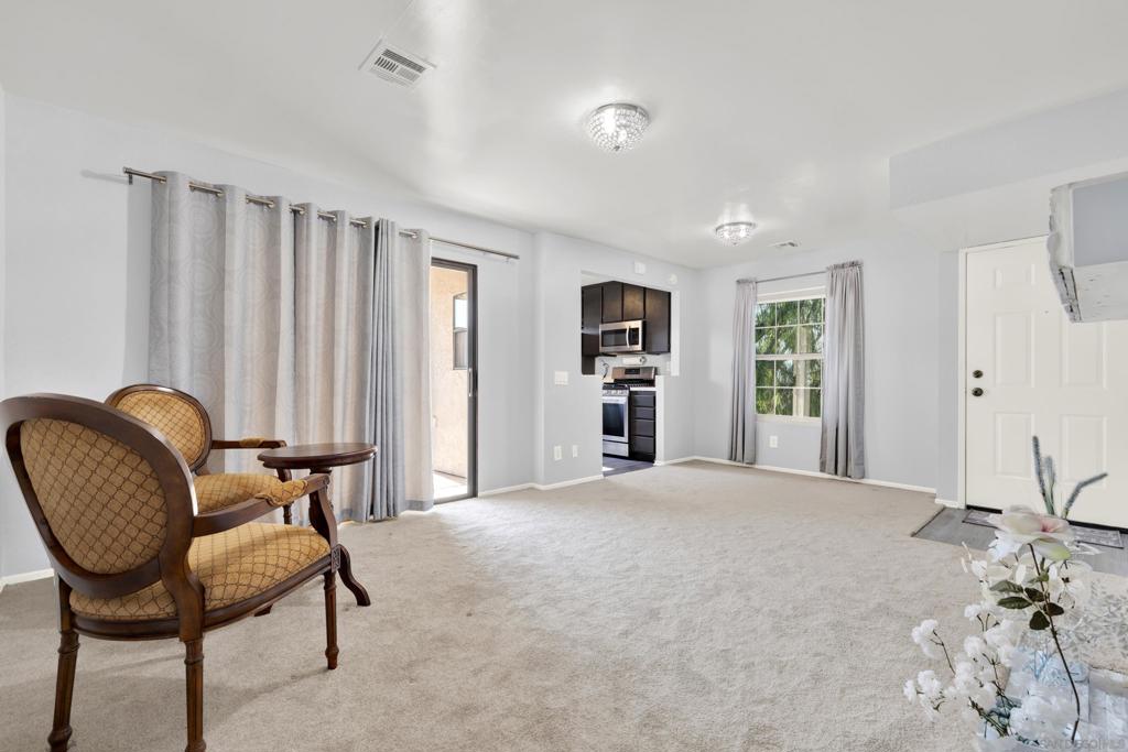 EVERYTHING that can be done has been done! When you enter, you won't want to leave this gorgeous unit with spectacular mountain and evening lights views. You will be impressed by all the upgrades including: upgraded lighting throughout, all new appliances (gas oven, refrigerator, dishwasher, washer, gas dryer, microwave and even a brand-new water heater!), remodeled kitchen, marble fireplace, dual pane windows, beautiful blackout curtains, extra thick sliding glass door to private balcony, high-quality nylon carpet with extra thick padding and vinyl flooring in kitchen and bathrooms. Bathrooms completely remodeled with enameled steel bathtubs, imitation marble tile surrounds and new toilets. Wonderful neighbors surround you in this safe, friendly area of the complex. I don't know what else the seller could have done that he hasn't already done!