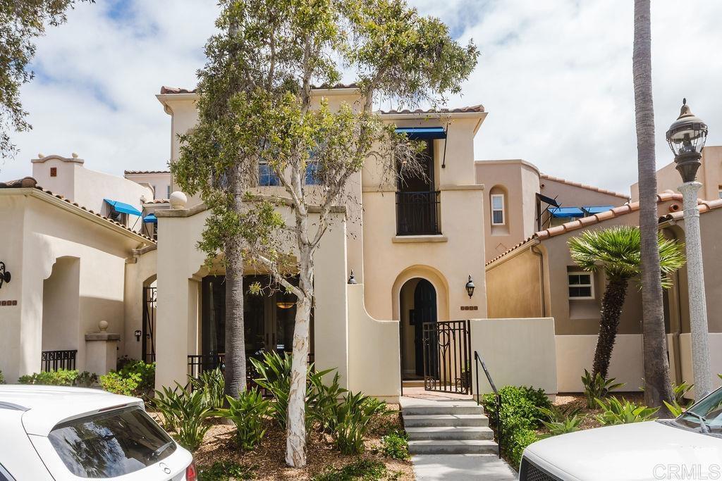 This stunning Beacon Point Plan-2 home sits on the sunny, tranquil side of East Bainbridge Road, one of Liberty Station’s quietest streets with minimal traffic. The owner poured over $150,000 into top-tier upgrades, transforming this into a turnkey gem. Enjoy a chef’s dream kitchen with sleek stainless steel appliances, custom Schrock cabinets with a transferable warranty, quartz countertops, a deep stainless sink, and a spacious double island perfect for entertaining or prepping meals with ease. Luxury vinyl plank flooring flows throughout. The romantic primary bedroom has a trio of arched windows with custom Roman shades, a Juliet balcony and a fully renovated primary bathroom. Other upgrades include: a revamped half bath, new Berber carpet on the staircase, and upgraded lighting, outlets, and plumbing. Interior freshly painted in 2024, the home also boasts a cleaned duct system, a newer gas water heater, and Spanish tile patios in the private front and backyard. A roomy two-car garage offers overhead racks and cabinets for extra storage. Nestled in the heart of Liberty Station, this home is steps from vibrant amenities—restaurants, galleries, Trader Joe’s, Vons, the Liberty Public Market, and live music spots like Stone Brewery and Carruth Cellars. Enjoy a fifteen-minute drive to downtown via Harbor Drive, a twenty-minute walk to the airport over the pedestrian bridge, or easy access to Point Loma, Ocean Beach, and Balboa Park. With a high walkability score, you’re surrounded by festivals, parks, and events like the Baja Festival and Walk for Animals at the forty-six-acre Waterfront Park. Low HOA fees, this meticulously upgraded home is ready for you to move in and enjoy everything Liberty Station offers.