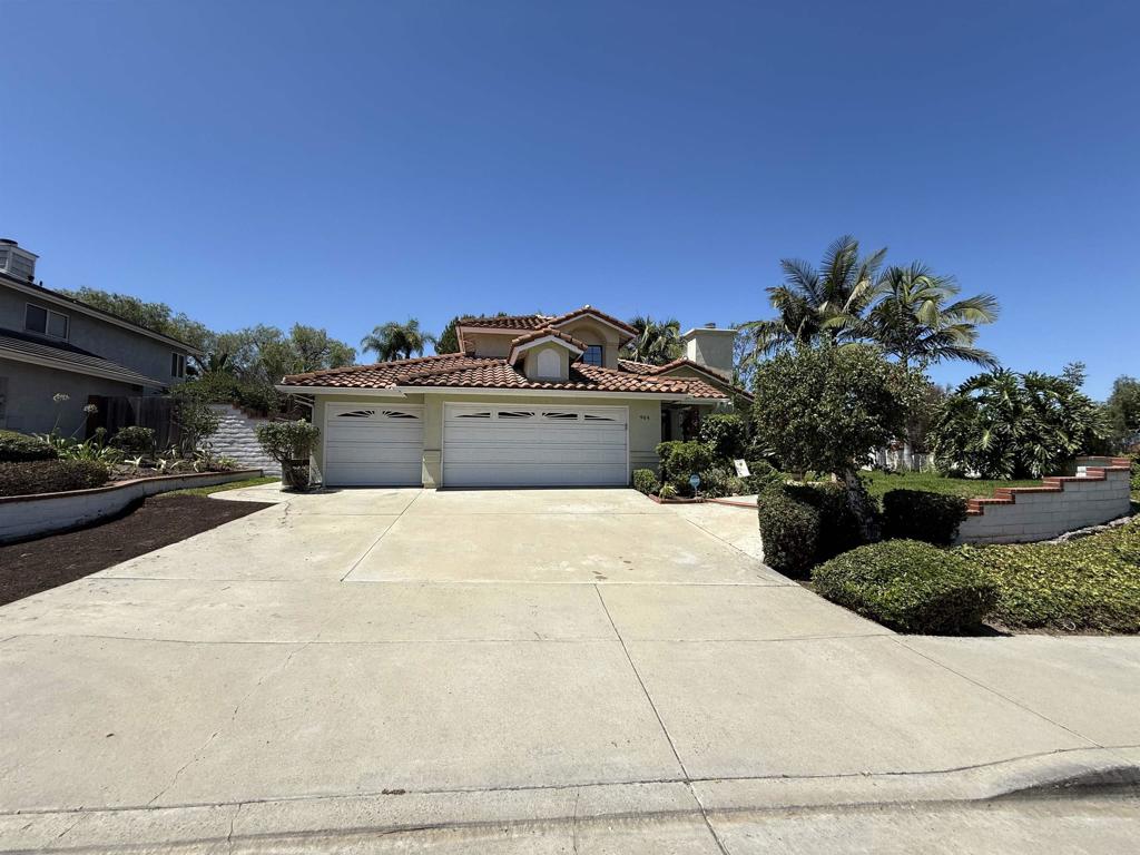 Lovely house on a big corner lot. The original owners kept it updated and well-maintained. No HOA, One bedroom and full bathroom downstairs. Recent interior paint, engineered wood & tile floors throughout. Upgraded kitchen with instant hot and filtered water, granite counters & stainless-steel appliances. New A/C & Furnace, partially new tile-roof. High ceilings and skylights providing a light bright home. Ample three-car garage. Additional big living area California Sunroom 14x21 Sq. Ft.. Entertainer's big patio with built BBQ and gazebo. Many fruit trees. Paid solar system. Connected to AMP Smart alarm system. Great 'Rancho del Oro' location, walking distance to parks, schools and trails. A short drive to shopping, dinning, entertaining and just few minutes to awesome Pacific Ocean beaches.