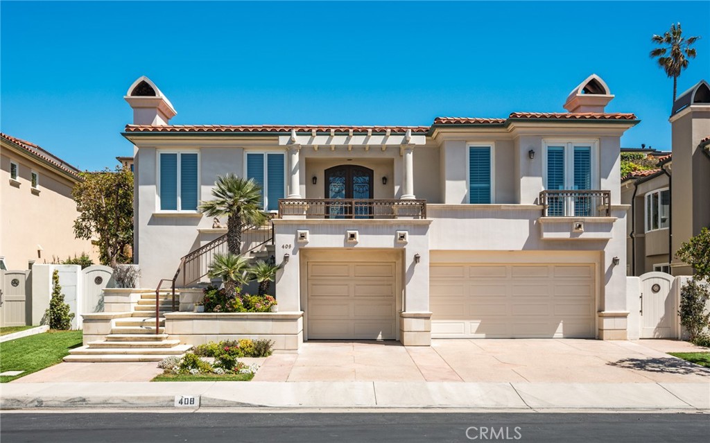 4 bed plus office and huge bonus room. Welcome to the Riviera Beach Colony Community! Discover this fantastic and coveted South Redondo Beach location with A+ walkability. This exclusive neighborhood of single-family estate homes is located one block to the beach and steps to downtown. Experience the elegance and privacy the moment you enter the gates of the highly sought-after gated community. The home's main level features a warm and welcoming ambiance as you enter a sunlight-filled living room and spacious floor plan with ocean views from the family room, living room and dining room. Also located on the main level is the kitchen and living area with doors that open to a nice rear yard, with built-in bbq area, beautiful water fountain, and great space to enjoy Southern California's indoor-outdoor living. Primary bedroom is located on the main living area and has ocean views. There is an office on the main level as well with view of the rear yard. Additional 3 bedrooms and bonus living area are located on the lower level with the laundry room. Three car garage, great floor plan, one of the best properties in the community. Location, location, location, steps to the beach, bike path, and charming Riviera Village restaurants and shops. Envision your new beginning and discover your new beach lifestyle. Enjoy Southern California 365 days a year! To Live, Live by the Sea!