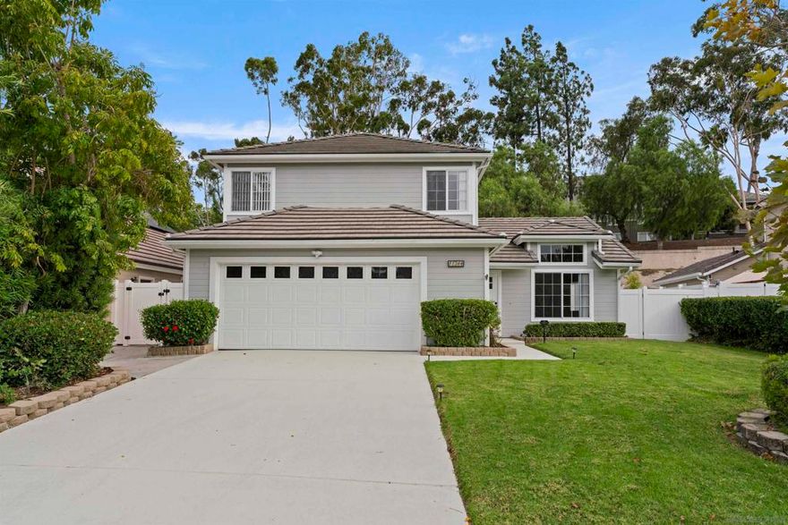 Discover this beautifully upgraded turnkey home tucked within the serene and highly desirable Waterfield Laurels enclave of Carmel Mountain Ranch. Perfectly positioned in a peaceful, well-maintained neighborhood, this residence offers an exceptional blend of comfort, style, and convenience. Step inside to soaring vaulted ceilings and an open, light-filled floor plan that flows effortlessly from room to room. The inviting family room features a cozy fireplace, creating the perfect setting for everyday living and relaxed entertaining. Thoughtful upgrades throughout the home showcase pride of ownership, while the spacious private backyard offers an ideal retreat for outdoor enjoyment. Enjoy the best of North County living with easy access to nearby parks, premium shopping, the local library, major freeways including Highway 56 and I-15 and the award-winning Poway Unified School District.  Located with the Waterfield Laurels enclave of Carmel Mountain Ranch. Perfectly positioned in a peaceful, well-maintained neighborhood, this residence offers an exceptional blend of comfort and style. Soaring vaulted ceilings & an open, light-filled floor plan that flows effortlessly from room to room. The best of North County living with easy access to nearby parks, premium shopping, the local library, major freeways including Highway 56 and I-15 & the award-winning Poway Unified School District.