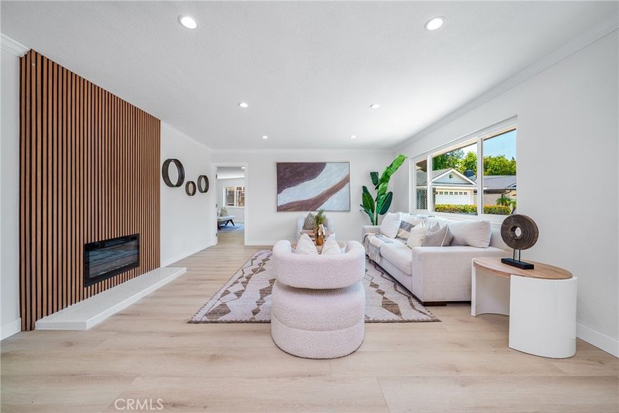 Nestled in the beautiful city of Diamond Bar, California, this stunning single-story home offers approximately 2,700 sq ft of refined living space on a generous 13,228 sq ft lot. Recently fully remodeled with exceptional taste, this residence combines modern elegance, comfort, and functionality in every detail.
Step inside to a spacious, sunlit living room with a cozy fireplace—perfect for entertaining or relaxing. Adjacent to it is the primary suite with its own ensuite bathroom, offering privacy and tranquility.
The heart of the home is a beautifully upgraded gourmet kitchen, featuring high-end finishes, elegant countertops, custom cabinetry, and premium appliances. The kitchen opens seamlessly to a bright and airy family room, creating an inviting space for gatherings. On one side of the family room sits an extra-large bedroom with its own private bath—ideal for guests or multi-generational living. On the opposite side are three additional bright and comfortable bedrooms sharing a stylish full bathroom.
Enjoy the brand-new flooring throughout, enhancing the home’s warmth and comfort, along with all-new windows, doors, lighting, and a completely new HVAC system—every inch of the home has been thoughtfully renewed.
Step outside to a private backyard retreat with a sparkling swimming pool, perfect for family fun or quiet relaxation. Facing south and backed by a peaceful hillside, the home enjoys excellent feng shui, natural light, and a sense of serenity. The spacious front yard offers endless potential for a garden or outdoor lounge area.
The community also features a swimming pool and tennis courts, adding to the resort-like lifestyle. Conveniently located just minutes from the freeway, close to shopping centers, this exquisite, fully renovated single-level dream home is truly move-in ready—come see it and fall in love!