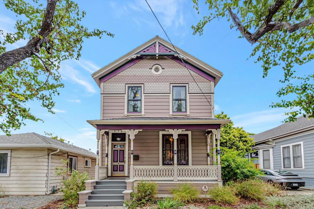 Step into timeless elegance at this majestic Victorian home. Impeccably restored, improved, upgraded, updated, and enhanced in Naglee Park! A truly one-of-a-kind property that is ready for the discerning eye of historic home enthusiasts with an overwhelming abundance of modern-day conveniences. Features include gleaming oak hardwood flooring with walnut inlays, high ceilings, restored decorative moldings and door frames, and large wood frame DP windows. Several unique custom-made stained-glass windows including amazing art pieces in the living room. Exquisite light fixtures including bronze chandelier and sconce with Murano hand-blown glass globes. Spacious kitchen upgraded but kept with period detail include butler pantry, cherry cabinets, soapstone counters, and Wolf range included with the high-end SS appliances adjacent to laundry room with LG appliances. Two remodeled full bathrooms with clawfoot tubs, spacious primary with built in stall shower and marble floors, secondary with hex tile flooring and marble counters. Heavily upgraded infrastructure! Upgraded foundation in 2012. Solar array with battery storage. Copper plumbing 2010 and wiring circa 2002, 100amp panel in 1992, new sewer piping including lateral and clean out 2022, water softener, Central AC, and so much more.
