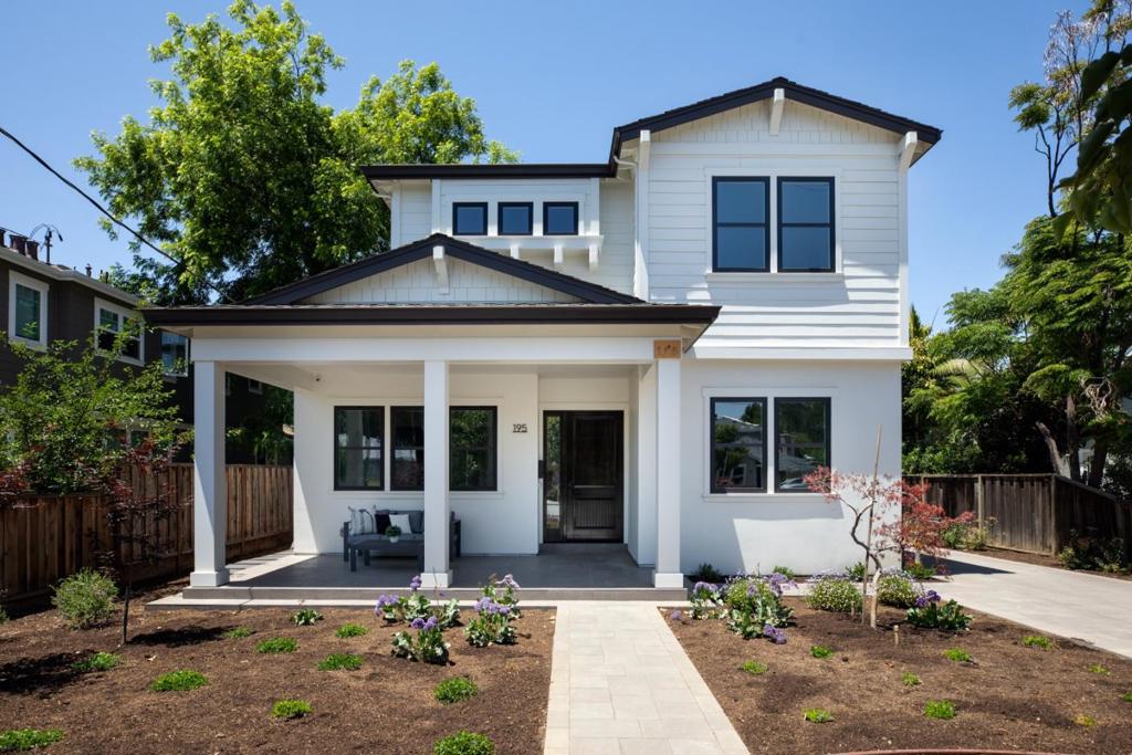 Welcome to a new dream home, perfectly situated within a short distance of vibrant downtown Campbell's shops and restaurants. This property is designed for today's lifestyle and includes energy-efficient features, smart home devices, low-maintenance landscaping, plenty of off-street parking and a detached ADU studio perfect for guests, in-laws or potential rental opportunities. In the main residence, the first floor features a relaxing living room with a cozy fireplace and a versatile bedroom and full bath. Indulge in the comfort of heated tile floors in every bathroom and seven separate heating/cooling zones, each with its own thermostat. The kitchen is a chef's delight, boasting a large island workspace surrounded by high-end appliances, including a Bosch induction cooktop, Miele combination oven, and a Sub-Zero built-in refrigerator. The luxurious primary suite is complete with a spa-like bathroom featuring a separate freestanding Neptune soaking tub and a spacious shower with Hansgrohe fixtures.