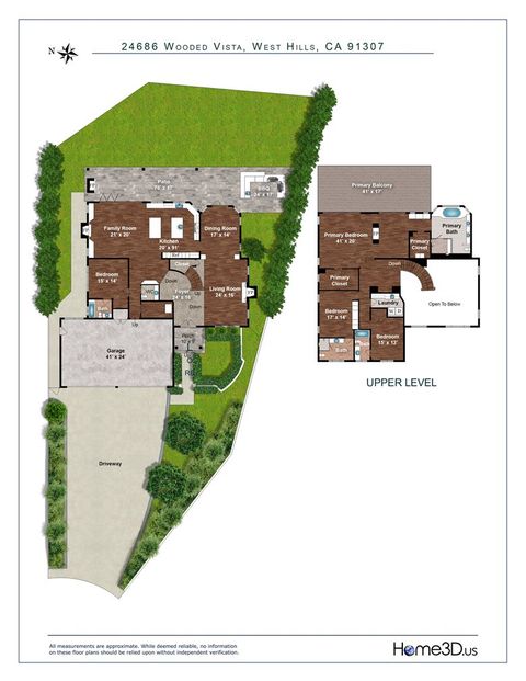 Tiny photo for 24686 Wooded Vista Vis, West Hills, CA 91307 (MLS # SR26086231)