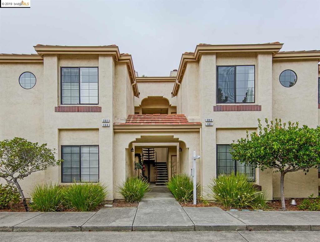 Don't miss out on this move in ready, ground floor condo on a cul de sac location. Updated kitchen, bathrooms, and full washer dryer with attached one car garage. Gated resort like community with 4 pools, tennis courts, greenbelt, and clubhouse. Walking distance to award winning schools. Close to new City Center, shopping, and easy access to 680.