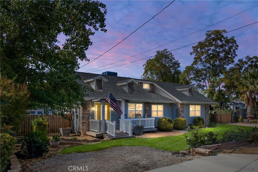 Charming 2 Bedroom, 3 Bathroom Home.  Welcome to this cozy upgraded 1948 home nestled on a spacious 16,500 square foot lot in a serene rural setting. Perfect for homebuyers seeking a peaceful retreat with room to grow. Key Features include, but not limited to: Brick floor in foyer; Two en suite bedrooms for added privacy and convenience; Additional room upstairs, ideal for a playroom or sleepover space; Can lighting and ceiling fans; 16' x 32' workshop, perfect for hobbies or storage; comfy front covered porch and decks off the back doors. RV access for outdoor enthusiasts. Upgrades include aluminum dual pane windows, tankless water heater with instant hot circulation system, new AC unit, copper plumbing from the street and throughout the home, upgraded electrical 20 amp breakers and 12 gauge wiring. There is a solar lease of $155 month.  The property is on a cesspool (alternative septic system) however sewer is available at the street. Seller states that chickens are allowed.  Please verify with the city. Enjoy the tranquility of the countryside while still being just a short distance from amenities. This property offers a unique opportunity to embrace rural living. Don't miss out on the chance to make this home yours and create lasting memories in a peaceful setting. Contact us today to schedule a viewing!  All information deemed reliable.  Buyers and their agents to verify.