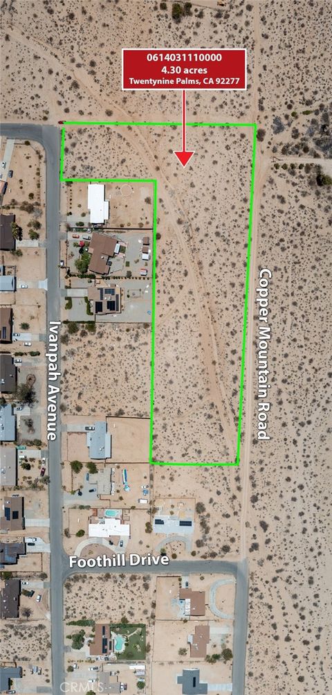 1 Ivanpah Avenue 29 Palms CA 92277