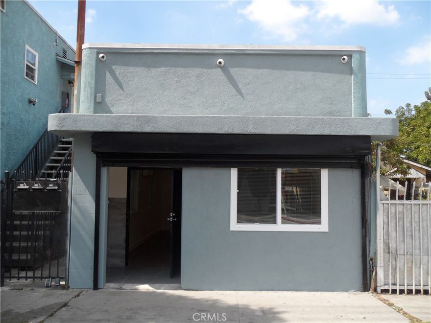 Opportunity knocks in Los Angeles. This mixed-use property offers the perfect combination of business and residential living.



At the front, a spacious commercial unit with two bathrooms is ready for your next venture. In the back, a comfortable two-bedroom, one-bath home with its own laundry room provides a private living space. Each unit has its own entrance for full independence.



The property includes mini split A/C in both units, a wall furnace in the back unit, and a rear patio with alley access.



Centrally located between the 110, 10, and 105 freeways, this property offers unbeatable convenience and accessibility. A smart choice for investors or for anyone looking to live and work on the same property.