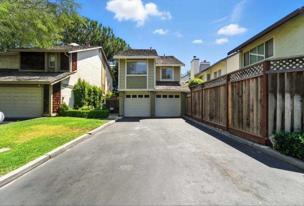 DISCOVER AN INCREDIBLE OPPORTUNITY TO OWN YOUR OWN SINGLE-FAMILY HOME IN THE SOUGHT-AFTER CAMPBELL/DRY CREEK NEIGHBORHOOD WITH TOP-TIER CAMBRIAN SCHOOLS! STEP INTO THIS BEAUTIFULLY UPDATED 3-BED, 2.5-BATH GEM, WHERE A MODERN KITCHEN WITH GRANITE COUNTERS, SUBWAY TILE BACKSPLASH, SS APPLIANCES & RADIANT RECESSED LIGHTING ALL HIGHLIGHTED BY ELEGANT LAMINATE FLOORS. GATHER AROUND THE COZY FIREPLACE OR RELAX ON STYLISH BUILT-IN SEATING IN THE WELCOMING FAMILY ROOM. HEAD UPSTAIRS TO ENJOY NEWER CARPETING & 3 SPACIOUS BEDROOMS, INCLUDING A PRIMARY SUITE THAT WOWS WITH SOARING VAULTED CEILINGS & A GENEROUS WALK-IN CLOSET. NEED A FLEXIBLE WORKSPACE? AN UPSTAIRS NOOK IS READY TO BECOME YOUR PERFECT HOME OFFICE RETREAT. THROW OPEN THE FRENCH DOORS TO REVEAL A PRIVATE, LANDSCAPED BACKYARD IDEAL FOR UNWINDING. ENJOY COUNTLESS UPGRADES LIKE AC, AN OVERSIZED DRIVEWAY, A FULLY FINISHED GARAGE & EXTRA STORAGE, ALL TUCKED WITHIN AN INTIMATE COMMUNITY COMPLEX WITH SUPER-LOW HOA FEES. LIVE THE ULTIMATE LIFESTYLE, STROLL TO PRUNEYARD, CAMPBELL PARK, OR VIBRANT DOWNTOWN CAMPBELL. WITH QUICK ACCESS TO MAJOR HIGHWAYS, LIGHT RAIL & AWARD-WINNING SCHOOLS LIKE BAGBY ELEMENTARY, PRICE CHARTER MIDDLE & BRANHAM HIGH, THIS HOME TRULY OFFERS AN EXCEPTIONAL PLACE TO LIVE, WORK, & PLAY IN SILICON VALLEY!