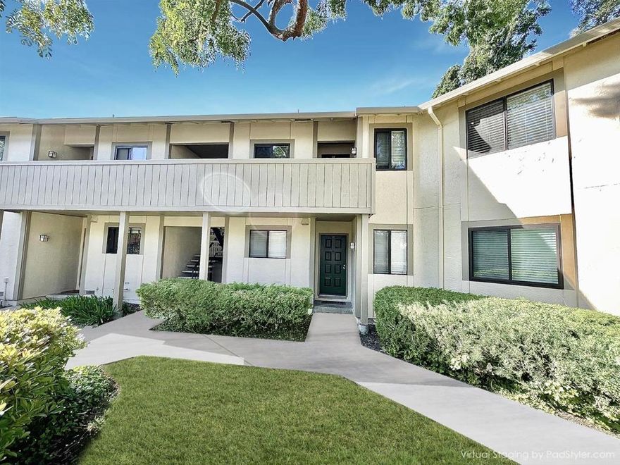 PRICED TO SELL. A fully remodeled first-floor condo in a prime Milpitas location near schools, shopping, dining, and transit. Never lived in it since the renovation. Features include new flooring, upgraded porcelain tile, and central A/C and heating. The remodeled kitchen offers quartz countertops, custom cabinetry with wine storage, stainless finishes, and brand-new Samsung appliances. Updated bathrooms include quartz-topped vanities and a soaking tub. Primary bedroom with a walk-in closet. Spacious loft ideal for office or media room. An extended covered balcony with additional storage. In-unit laundry hookups, new water heater, updated lighting, and carport parking. Turnkey opportunity, move-in ready.