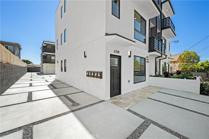 ** 1 Month Move In special** 100% BRAND NEW CONSTRUCTION UNIT featuring large 4 bedrooms and 4.5 bathrooms and a 2 CAR tandem garage. Located in downtown Van Nuys, everything you need is within driving distance. The floor plan offers modern living at its finest with a functional 1,767 SQ FT of usable space. This unit has two balconies and in-unit laundry facilities. Ascend to the expansive, luminous open concept living area & combined kitchen & dining area. Enjoy privacy and tranquility in your new home. Retreat to the primary bedrooms featuring a luxurious en-suite bath and ample closet space. All bedrooms offer generous dimensions and large closets. Embrace the essence of community living & make this your home today! 6704 Kester Ave is part of a 5 Unit resident community located in Van Nuys neighborhood 91405-zip code. Stove, refrigerator, dishwasher, microwave hood vent & washer/dryer included. Central AC/HVAC. Conveniently located in a prime location, near schools, shopping, golf courses, recreational areas, dining, and easy access to major freeways, this property offers an outstanding easy live, work and play lifestyle. This unit is perfect for a multi-generational extended family or the working adults that prefer to enter into a co-living set up. Call today and book your private tour. ** 1 Month move in special**Move in ready!