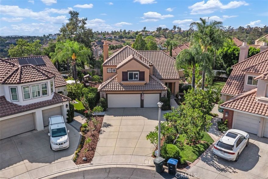 Beautiful Dove Canyon Home in the Desirable Waterford Crest Tract.  Welcome to this lovely 3-bedroom, 2.5-bathroom, close to 2200 sqft of living space situated on a lot over 7100 sqft  home located in the prestigious guard-gated community of Dove Canyon in South Orange County. Perfectly situated at the end of a quiet cul-de-sac, this residence boasts soaring vaulted ceilings and a thoughtfully designed floor plan filled with natural light.

The family room features dramatic high ceilings and a cozy fireplace, creating the perfect setting for relaxing evenings or entertaining guests.

Set on an expansive pie-shaped lot of over 7,100 sq. ft., the backyard is an entertainer’s dream with multiple seating areas ideal for gatherings. A dedicated section with raised beds is perfect for an organic garden, and another for the kids play structure, while the large open space offers incredible potential, whether you envision adding a sparkling pool, a small sport court, or even a putting green, all while maintaining room for gardening and play. Whether enjoying a quiet morning coffee or hosting friends in the evening, the backyard provides a serene retreat with endless possibilities.

The extra-long driveway provides ample parking for multiple vehicles in addition to the 3-car garage. Notable upgrades include a newer roof, crown molding throughout, new carpet, a newer AC system with Nest thermostat, and a whole-house fan for energy efficiency.

Just a short walk away are the incredible community amenities, including a sparkling pool, multiple pickleball courts, and scenic walking paths. Residents also have the option to join Dove Canyon Golf Club, featuring a Jack Nicklaus–designed course, a clubhouse with restaurant, fitness center, and social events.

This home is served by the award-winning Saddleback Valley Unified School District and is also close to several highly rated private schools.

Don’t miss the opportunity to own a home in one of South Orange County’s most sought-after communities! Review the 3D Tour.