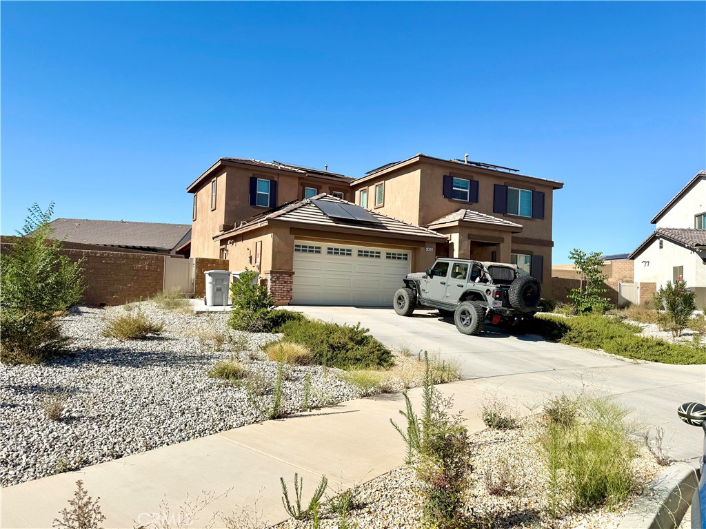 Step into this spacious, nearly new 2022-built single-family residence boasting 4 generously sized bedrooms and 3 full baths across 2,532?sq?ft on an expansive 0.26 Acre lot. One of the best priced homes compared to similar comparisons. Thoughtfully designed for modern living, this home sits in a quiet, recently developed neighborhood just steps away from major shopping centers.
Inside, enjoy a beautifully updated interior throughout. Featuring over $20,000 invested in a professionally finished patio and driveway, the outdoor area is perfect for entertaining or relaxing in privacy. The expansive patio adds instant curb and backyard appeal and provides functional outdoor living.
Additional highlights include:
A full 3-car garage for ample storage and vehicles
Solar panels paired with a Tesla Powerwall—ensuring low monthly electric costs and uninterrupted power during outages
Energy-efficient improvements and modern upgrades throughout
This home stands out among nearby new builds with its upgraded outdoor landscaping and smart-home reliability. Ideal for families or professionals, it blends contemporary style, eco-friendly efficiency, and quiet convenience. Call for a private tour! (Se habla Español)