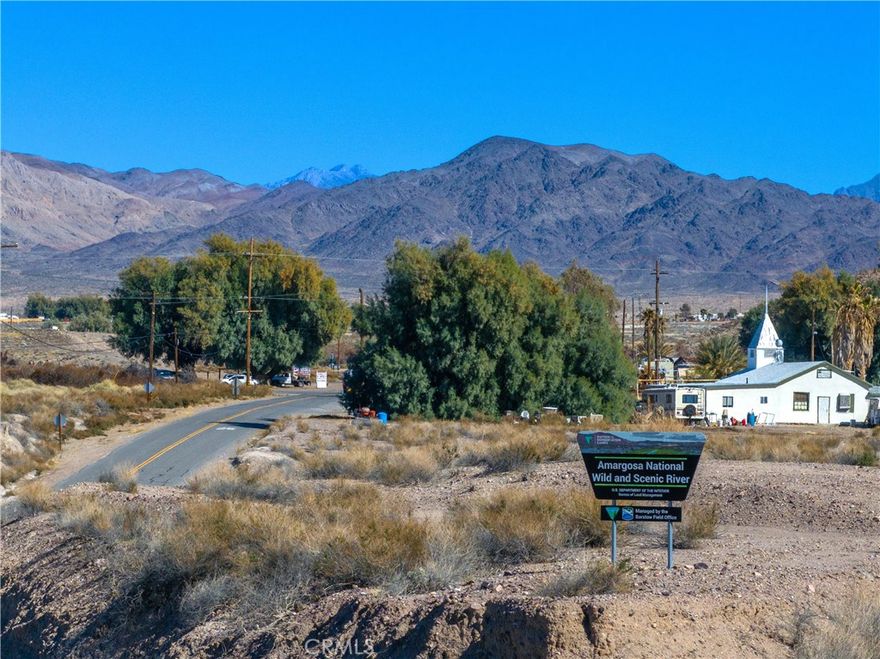 A rare and extraordinary offering just 90 minutes from Las Vegas — 275 pristine acres of limitless potential in iconic Tecopa. Pumps approximately 180,000 gallons per day of precious water rights, with a permitted airstrip, existing leased structures, including a brewery and the post office,  power infrastructure, and endless horizons. Whether envisioned as an eco-luxury retreat, exclusive wellness enclave, agricultural haven, or a legacy investment, this land offers a blank canvas surrounded by breathtaking desert beauty and neighboring renowned hot springs. Visionaries welcome — this is not just land, it’s an unincorporated blank canvas creating a once-in-a-lifetime opportunity to create something iconic.