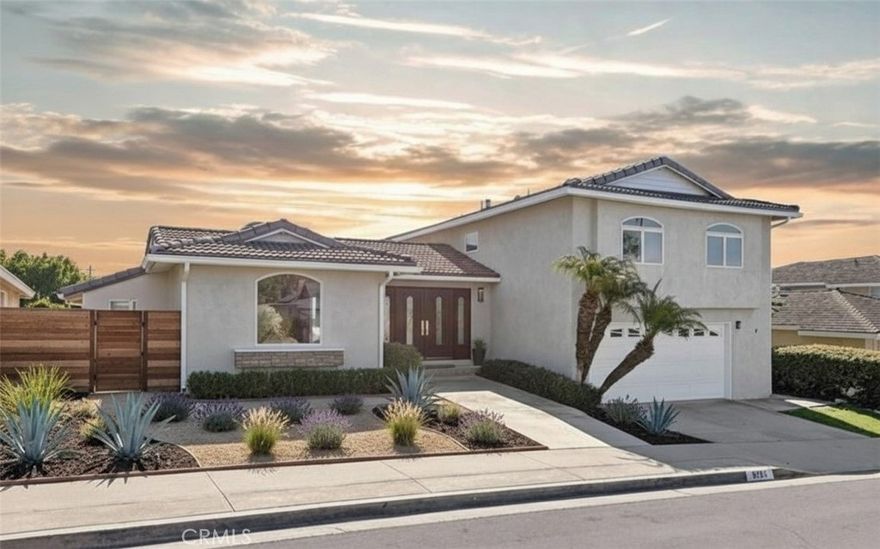Envisioning what your home will be once you buy it is always exciting. 5726 Sunmist Drive in Rancho Palos Verdes is the rare opportunity you have been waiting for: a 3-bedroom pool home with the space of many 4-bedroom homes, sweeping coastal views with no homes directly behind you, and the flexibility to make it your own. For MLS photos, the furnishings have been virtually removed to showcase the home as a blank canvas and some rooms virtually staged to assist you in seeing its full potential. Two expansive living areas, a chef’s kitchen with Viking/Sub-Zero appliances, and an expanded primary suite with private balcony provide a foundation for luxury coastal living. The first-floor bonus room can easily become a secondary living area, home office, gym, or potential 4th bedroom. Outside, the backyard invites entertaining with pool, waterslide, diving board, and built-in BBQ all framed by the coast. A newly rebuilt block wall, fully permitted, inspected, and signed off by the City, adds long-term peace of mind. Located outside any landslide zone, it enhances both safety and community value. This home embodies vision, structure, and long-term value, offering buyers an opportunity to build their legacy with stability and grounded growth. Even if you’ve seen 5726 Sunmist before, the space is ready for a fresh perspective so schedule a showing and start designing your future today.