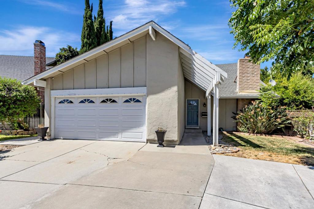 Welcome to this spacious 5-bedroom, 3-bathroom home in the Blossom Valley area of San Jose. With a generous 2,236 sq. ft. of living space, this home offers ample room for comfortable living. The eat-in kitchen design is perfect for casual dining while the separate family room provides additional space for relaxation. The expansive backyard patio is just off the kitchen with easy access to outdoor dining. This home boasts a variety of amenities, including high and vaulted ceilings, providing a sense of openness throughout. The primary bedroom, conveniently located on the ground floor, includes a walk-in closet for ample storage. Multiple fruit trees are in the backyard; orange, lemon, pomegranate and grapefruit. Located walking distance to the community pool facility. Practical features such as central air conditioning and forced-air gas heating ensure year-round comfort. Large front driveway for multiple vehicle parking. The property falls within the Oak Grove Elementary School District. Commuting is easy with Capital Expressway, HWY 87 and HWY 101 nearby.