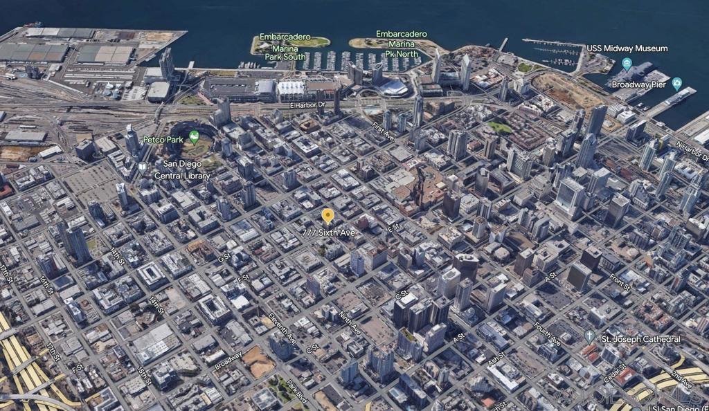 Great downtown location with easy access to the 5, 94 & 163 freeways. This west facing units has lots of natural afternoon light, very high ceilings and an open floor plan to make this a special home. There's in-unit washer & dryer as well as assigned gated, garage parking space.