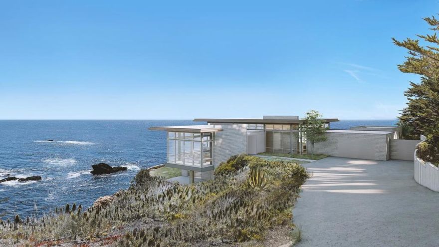 As one of the prime locations available on California's stunning Central coast, this 1.1 acre oceanfront parcel with designs by world-renowned Studio Schicketanz comes with fully approved plans and offers a rare opportunity to create your dream home in the gated community of Aurora Del Mar. Overlooking expansive views of Otter Cove's dramatic seascape and the endless Pacific beyond, the property is the last remaining lot in the community of 18 homes. The Main House is approved by the Planning Department and Building Permit ready. The design is for a stunning ~5,200 SqFt home and is thoughtfully executed to feature the premier setting and views with walls of glass, concrete and wood accents, plus a  ~520 SqFt 2-car garage. There are plans for a future ~480 SqFt detached guest house which have not yet been submitted for Permit approval. Experience living in one of the most beautiful and dramatic settings in the world, with easy access to all the amenities of the Monterey Peninsula.