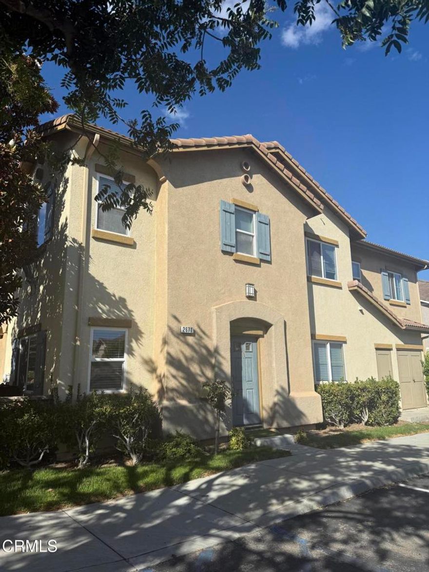 Sycamore Shade is a beautiful gated community, features pool and spa and ample guest parking. This property is a end unit 4+3 over 1700 sq ft. 2 car garage, open floor plan, hardwood floors downstairs, fireplace in living room, granite countertops and backsplash in kitchen,  new dishwasher, kitchen sink with island, 4 burner gas stove & oven, built in microwave, beautiful kitchen cabinets with under cabinet lighting. Interior Features include vaulted ceilings, Bedroom and bathroom downstairs, full 2 car garage with charger for car. Upstairs is a loft, 3 bedrooms and 2 baths. Primary bedroom is a suite that with at dressing room, walk in closets, sep tub, shower, double vanity.  Beautiful round tile entry to be primary suite. Laundry room with storage upstairs, you will enjoy A/C on a warm day, or enjoy the patio outside. You will want to see this in person! It is lovely.