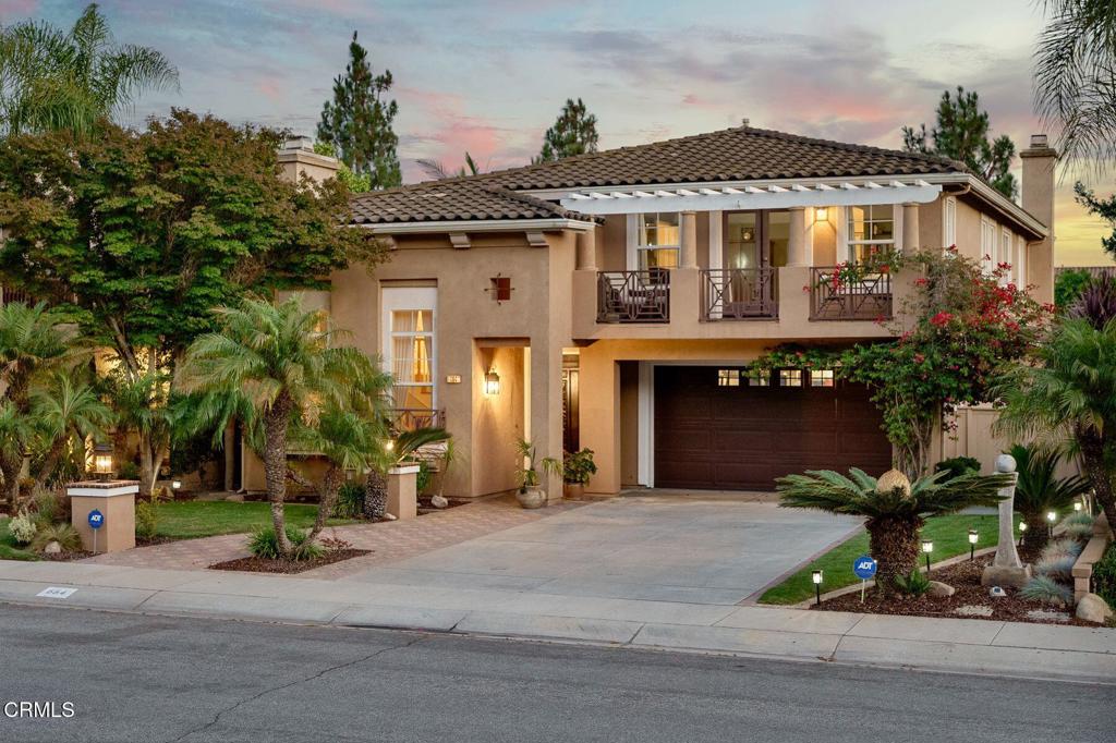 Perfectly tucked away on a quiet cul-de-sac in the sought-after Vina Del Mar neighborhood, this Mediterranean-style home offers the kind of space and comfort that makes everyday life feel special.With 3,040 square feet, four bedrooms, and three-and-a-half bathrooms, there's room for everyone--whether you're hosting weekend get-togethers, working from home, or just enjoying quiet evenings in.At the heart of the home, the open-concept layout brings everyone together. The kitchen, dining, and living areas flow seamlessly, with tall ceilings and sun-filled windows that create a bright, airy feel. It's a space made for both Sunday pancakes and festive holiday dinners.Upstairs, the primary suite offers a peaceful retreat. Step out onto your private balcony to enjoy a sunset or sip your morning coffee while taking in views of the hillside neighborhood. The ensuite bath features a soaking tub, dual vanities, and a walk-in closet--your own little sanctuary.Three additional bedrooms provide flexibility for kids, guests, or even a home office or playroom. A second-floor laundry room adds daily convenience, and the landscaped backyard invites outdoor dining, gardening, or simply enjoying the fresh air.This home's location is ideal for families, with nearby parks, dog parks, top-rated schools, and easy access to Spanish Hills Country Club, freeways, local shops, and restaurants.This is more than just a house - it's a place where memories are made, where neighbors feel like friends, and where life flows a little more beautifully every day.