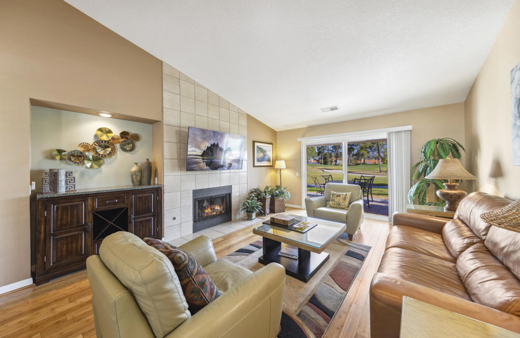 Now Available for Seasonal Lease!Discover your perfect desert retreat in this beautifully updated 2-bedroom, 2-bath condo located in Desert Falls Country Club. This single-level end unit offers effortless living with no stairs, no unit above, and a 2-car garage. Enjoy serene golf course views right from your patio in a setting designed for relaxation.Desert Falls is a guard-gated community in Palm Desert, ideally situated near the I-10 freeway for quick access to shopping, dining, entertainment, and all the desert has to offer. Resort-style amenities include golf, tennis, pickleball, fitness center and pools--everything you need for the ultimate seasonal escape!
