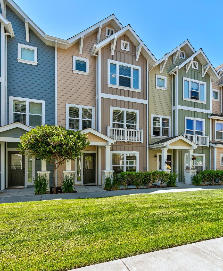 Welcome to this spacious 4-bedroom, 3.5-bathroom home in Mountain View, offering one of the largest floor plans in the community. Features include a versatile entry-level bedroom suite ideal for guests or a home office, primary suite with a walk-in closet, open living room with engineered hardwood floors, and a modern kitchen with granite countertops, island, and brand-new gas oven range. Recessed lighting throughout. Indoor laundry room with washer and dryer, zoned heating and cooling, additional Ethernet wiring for seamless work-from-home connectivity and attached 2-car garage with new insulated garage door and extra storage space. Community clubhouse. Steps from Sierra Vista Park and Permanente Creek Trail. Walk or bike to Google, Costco, and local shops. Just minutes to downtown Mountain View and Caltrain. Quick access to Highways 101 and 85. Schools: Monta Loma Elementary, Crittenden Middle and Los Altos High.