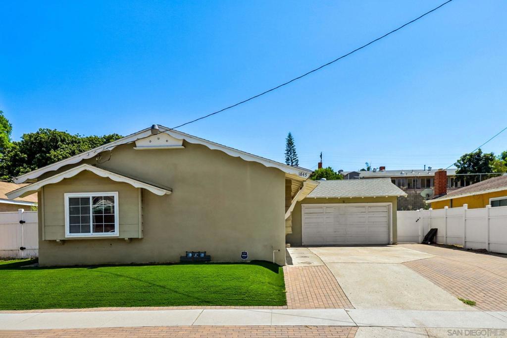 Welcome to 1845 Madera Street in Lemon Grove! This updated home offers bright living spaces, a modern kitchen with stainless appliances, and comfortable bedrooms with updated baths. Enjoy the convenience of air conditioning and low-maintenance flooring throughout. The spacious driveway includes RV parking, while the backyard is designed for low-maintenance outdoor living—perfect for relaxing or entertaining. Located in a quiet neighborhood close to shopping, schools, major freeways, and military bases, this home combines comfort with accessibility. Whether you’re a first-time buyer or looking to upgrade, 1845 Madera is move-in ready and waiting for you!