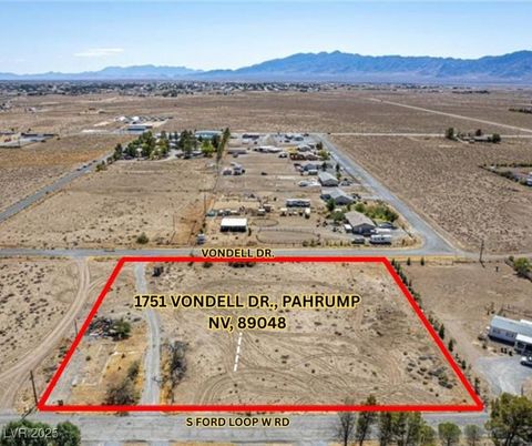 1751 Vondell Drive Pahrump NV 89048