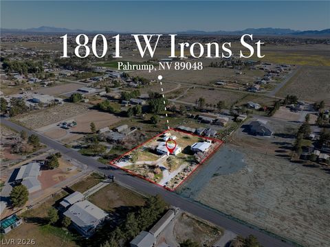 Mobile Home For Sale - 1801 W Irons Street<br/> Pahrump, NV 89048