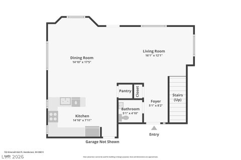 Tiny photo for 723 Emerald Idol Place, Henderson, NV 89011 (MLS # 2795683)
