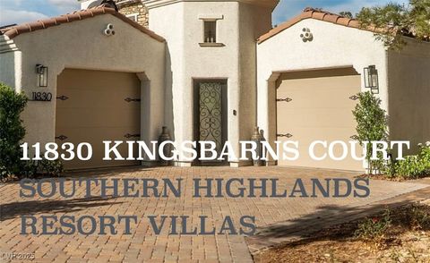 11830 KINGSBARNS Court Las Vegas NV 89141