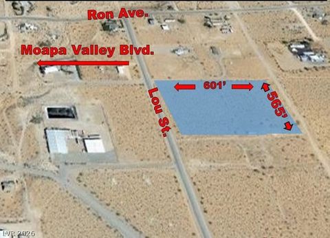 Vacant Land For Sale - 2080 Lou Street<br/> Overton, NV 89040