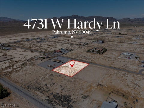 Vacant Land For Sale - 4731 W Hardy Lane<br/> Nye County, Pahrump, NV 89048