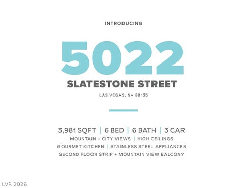 Tiny photo for 5022 Slatestone Street, Las Vegas, NV 89135 (MLS # 2753518)