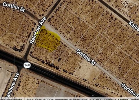 Vacant Land For Sale - 2501 S Rainbow Avenue<br/> Pahrump, NV 89048