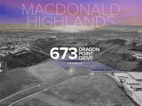 673 Dragon Point Drive Henderson NV 89012