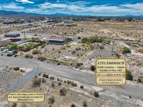 Vacant Land For Sale - 2701 Eastwind Street<br/> Pahrump, NV 89048