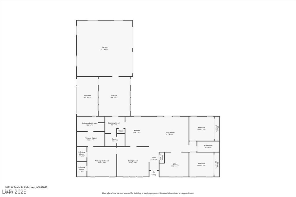 Photo of 1851 W Duck Street, Pahrump, NV 89060 (MLS # 2744016)
