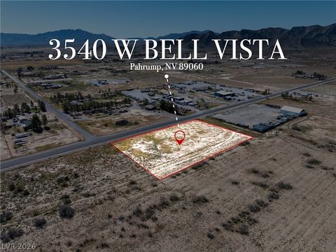 Vacant Land For Sale - 3540 W Bell Vista Avenue #4<br/> Pahrump, NV 89060